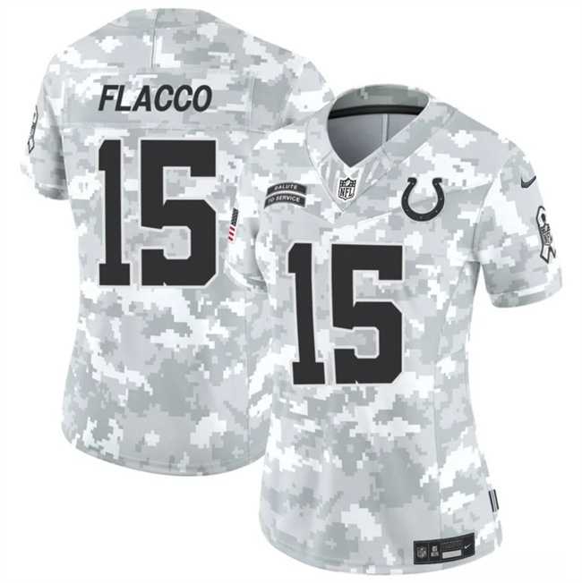 Women's Indianapolis Colts #15 Joe Flacco 2024 F.U.S.E Arctic Camo Salute To Service Limited Stitched Jersey Dzhi,We sell and wholesale Women's Indianapolis Colts #15 Joe Flacco 2024 F.U.S.E Arctic Camo Salute To Service Limited Stitched Jersey Dzhi on line form chian!